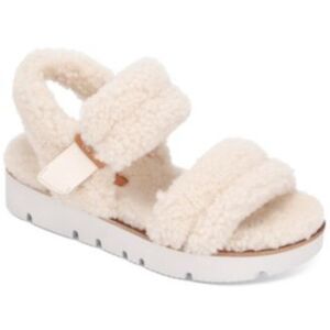 Gentle Souls Lavern Puff Cozy Sandals Beige 6 NWT